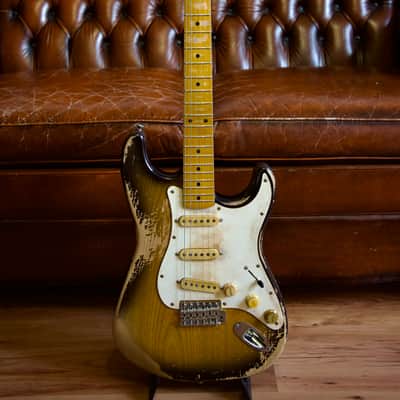 Constantin Guitars Sweetcaster Classic #0005 - 2-Tone Burst 3.7kilos !!!VIDEO!!! image 3