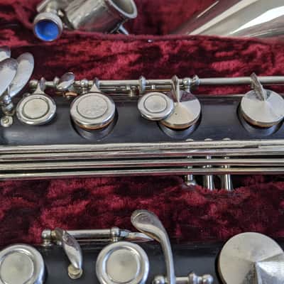 Vintage La Chambre Paris All Wood Bass Clarinet made in France image 8