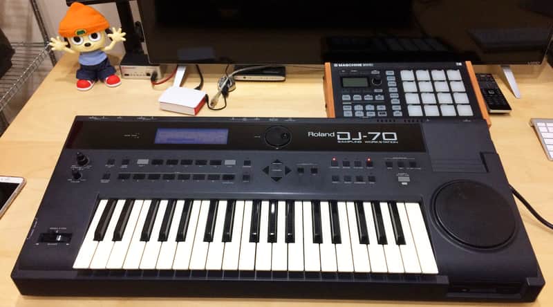 Roland DJ-70 sampling workstation - max RAM - sampler keyboard - GREAT SHAPE image 1