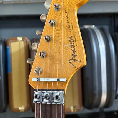 2015 Fender Custom Shop Limited Edition White Lightning ’60s Strat Heavy Relic HSS Floyd Rose – COA/OHSC image 9