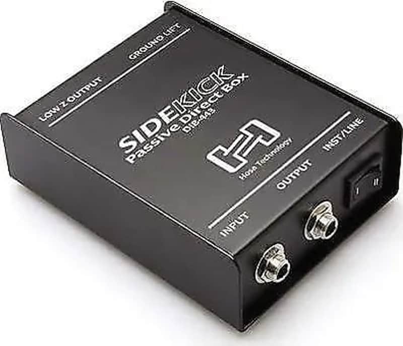 Mint Hosa DIB-443 Sidekick Passive Direct Box - Black image 1
