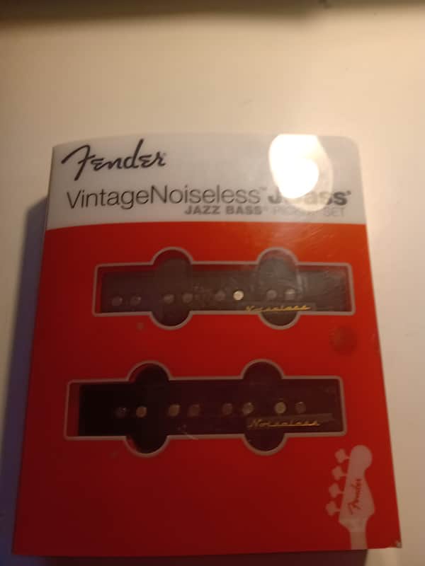 Immagine Fender 099-2102-000 Vintage Noiseless Jazz Bass Pickup Set 2010s - Black - 1
