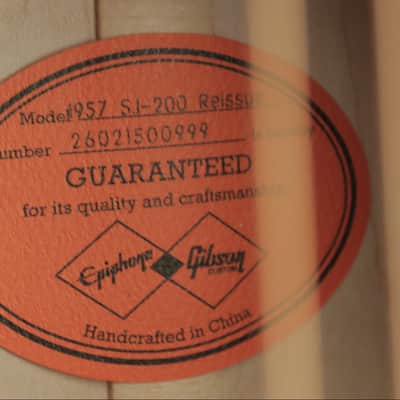 Epiphone 1957 SJ-200 Reissue - AN (#999) image 10