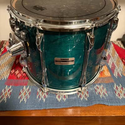 Yamaha Recording Custom 14x12" Tom - Deep Aqua - Near Mint image 2