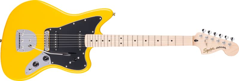 Squier FSR Limited Edition Affinity Jaguar - Graffiti Yellow image 1