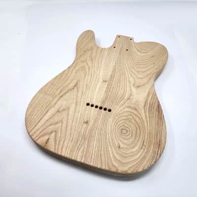 Brio 2 piece Roasted Swamp Ash Body "Thinline" T-Style - Unfinished image 2