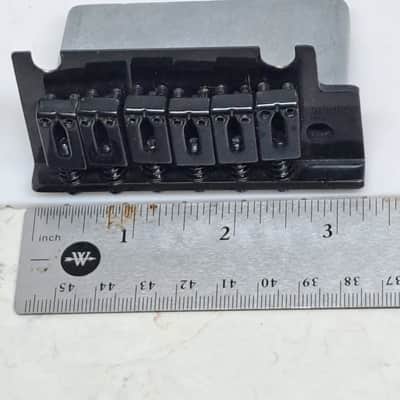 Unbranded 6-String Electric Guitar Tremolo Bridge w/ Hardware - Black Finish image 9