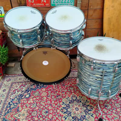 Ludwig Big Beat 1978/79, Blue Oyster Pearl. image 8