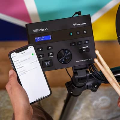 Roland TD-07KV V-Drum Kit with Mesh Pads - Black image 11