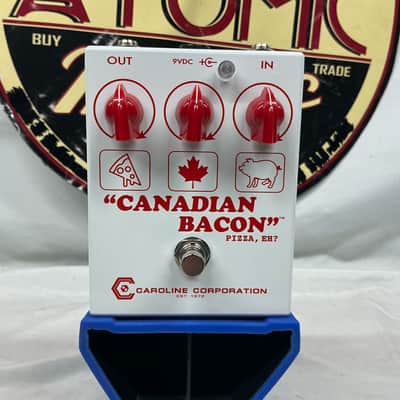 Caroline Guitar Company Hawaiian Pizza Canadian Bacon Fuzz Pedal with Box image 2