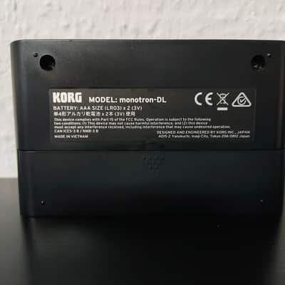 Korg Monotron DELAY Analog Ribbon Synthesizer 2011 - Present - Black image 5
