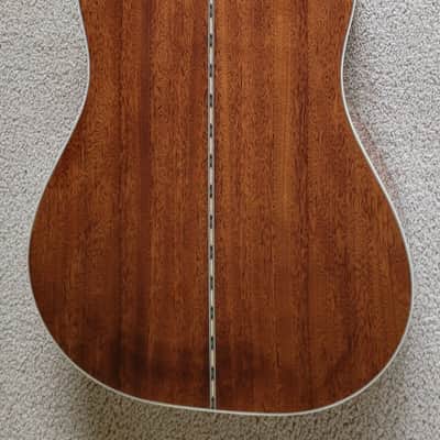 Fender PD-220E Dreadnought Acoustic Electric Guitar, Natural Finish, Hard Shell Case image 7