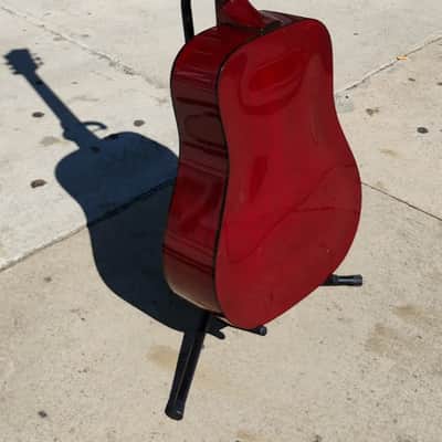 Guild D-25 - 1974 - Cherry Red image 20