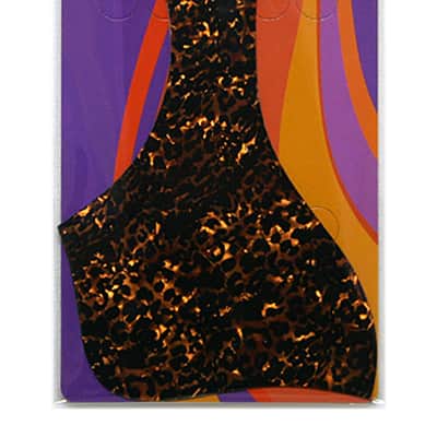 Keeper Music Acoustic Guitar Pickguard T Type Tiger Brwon Pearl image 2