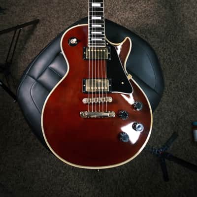 Orville by Gibson LPC Les Paul Custom with Rosewood Fretboard 1991 Wine Red image 3