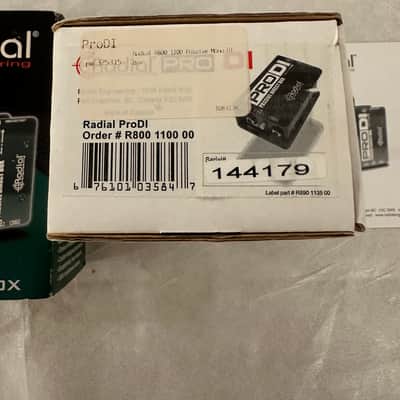 Radial ProDI Passive Direct Box – Made in Canada – Original Box & Manuals image 3