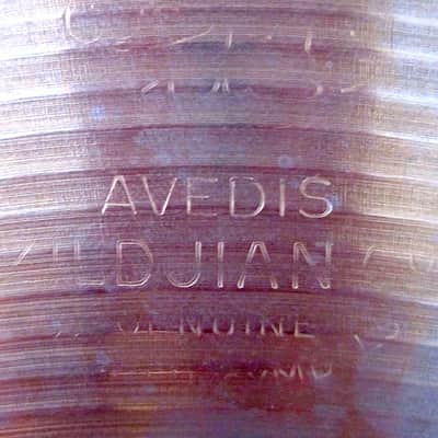 14" Zildjian A Hihat Cymbal, brilliant finish - Vintage 1950s image 6