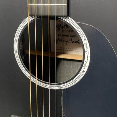 Martin DX Johnny Cash Acoustic Electric Guitar with Gig Bag image 6