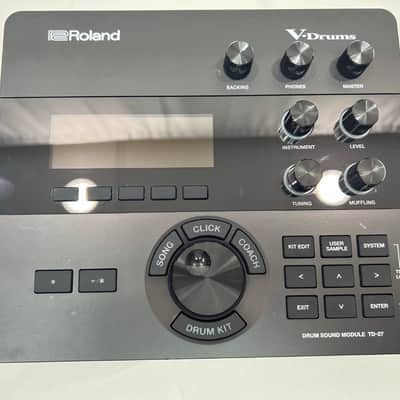 Roland TD-27 Electric Drum Brain Module V-Drum TD27 Updated to Program Version 2.21 image 9