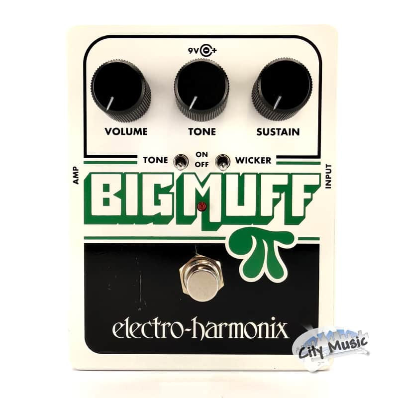 Used Electro-Harmonix EHX Big Muff Pi w/ Tone Wicker Guitar Effects Pedal ♪ image 1
