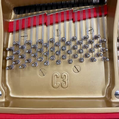 Yamaha C3 PIANOFORTE A MEZZA CODA NERO image 8