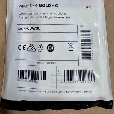 Sennheiser MKE 2-4 GOLD-C - Black image 1