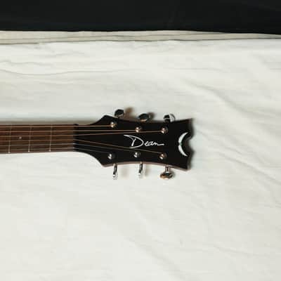 DEAN Saint St. Augustine Dreadnought acoustic GUITAR Vintage Burst w/ Light CASE image 4