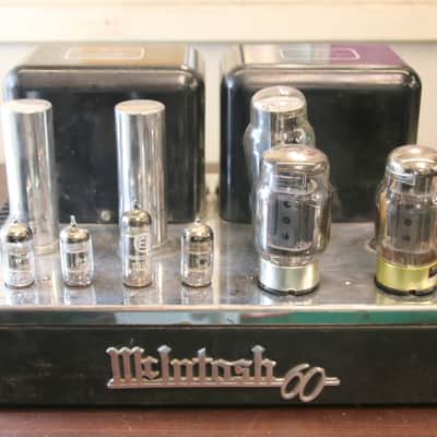 McIntosh MC60 60-Watt Mono Tube Monophonic Monoblock Power Amplifier 1955 - 1961 - Black (with extra tubes) image 1