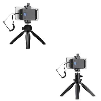 Handheld Microphone for iPhone/Android Phones Interview, Professional Recording Mic for Sing Video Vlog YouTube TikTok Facebook Livestream image 2