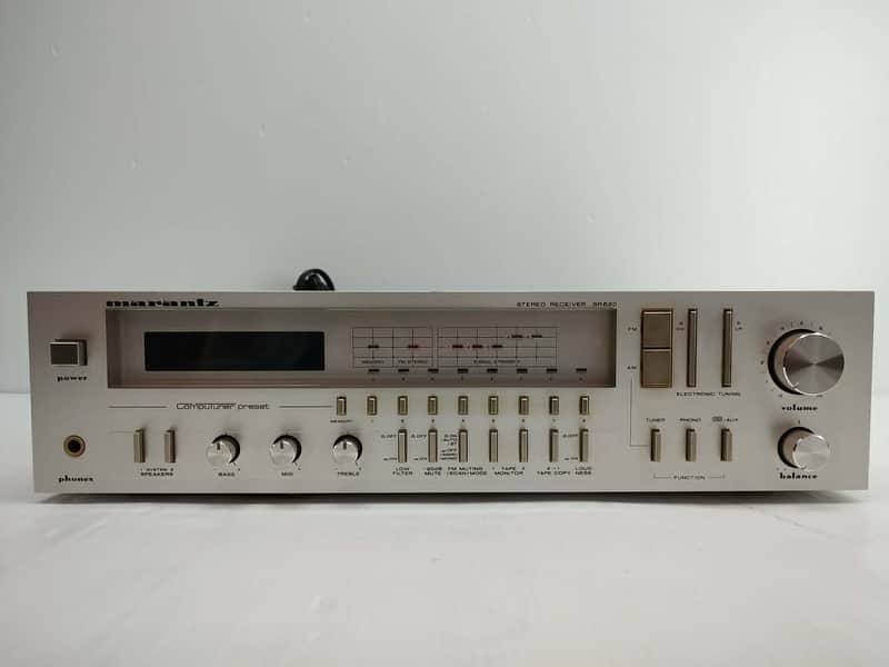 Immagine Marantz SR620 AM/FM Stereo Receiver 1982-1985 - Silver - 1