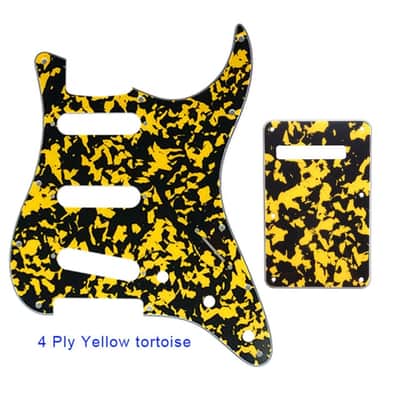 Guitar Pickguard With Back Plate Suit For USA/Mexico Fender Strat Standard SSS ST-3 ply Mint green image 16