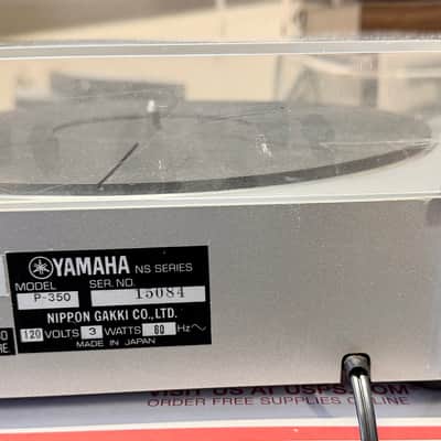 Yamaha P-350 Auto-Return Belt Drive Turntable; Tested SEE VIDEO image 10