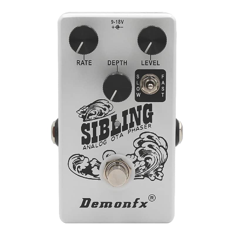 Demonfx SIBLING Analog OTA Phaser Guitar Effect Pedal fast US Ship image 1