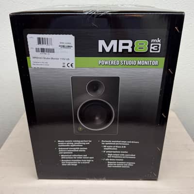 Mackie MR8mk3 8" Active Studio Monitor (Single) 2013 - 2018 - Black image 2