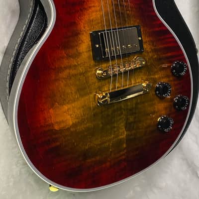 NEW! Gibson Les Paul Custom Axcess - Bengal Burst - ABSOLUTELY KILLER Flame! Only 8 lbs - Authorized Dealer - G07283 image 7