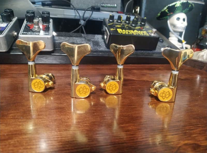 Spector 2L 2R tuning keys / machine heads / tuners gold image 1