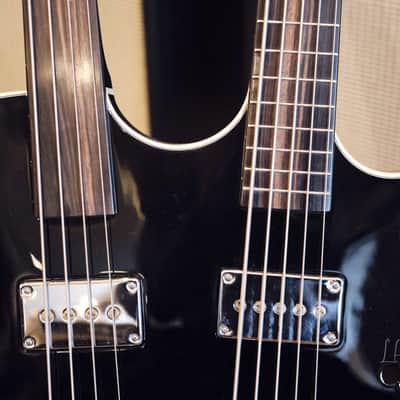 Warwick Custom Leland Sklar Double Neck "Star Bass" Guitar (2011)-One of a Kind & Mint Condition! image 5