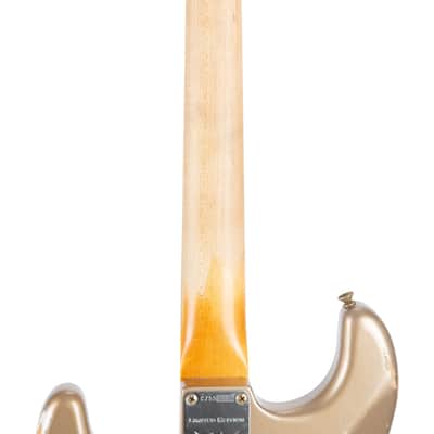 2022 Fender Custom Shop LTD 1967 HSS Heavy Relic Stratocaster Guitar, Aged Shorline Gold, CZ55XXXX image 7