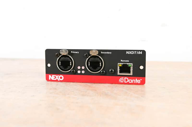 NEXO NXDT104 Dante Network Card CG014U7 image 1