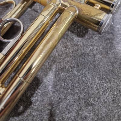 Elkhart Series 2 Vintage Brass Trumpet - Well-Preserved Craftsmanship - Good w/ Hard Case image 16