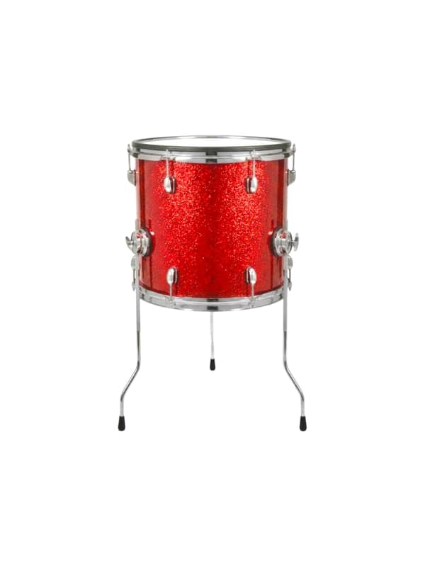 Dolby 12” x 12” Red Floor Tom Electronic Full Shell for Roland Alesis image 1