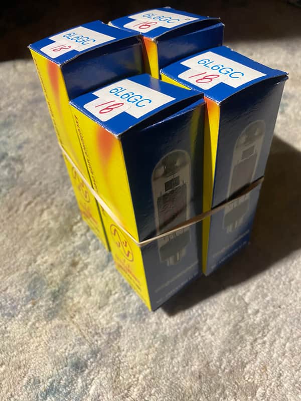 JJ Electronic 6L6GC Power Tube Apex Matched Quad