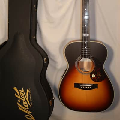 Maton EBG808TE-TSB Tommy Emmanuel Tobacco Sunburst Acoustic Electric Guitar image 1