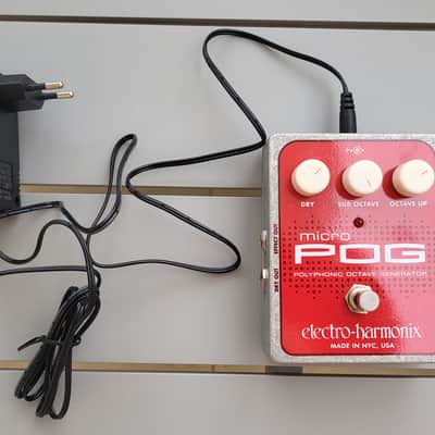 Electro-Harmonix Micro POG Pedal 2013 - Red Silver imagen 4