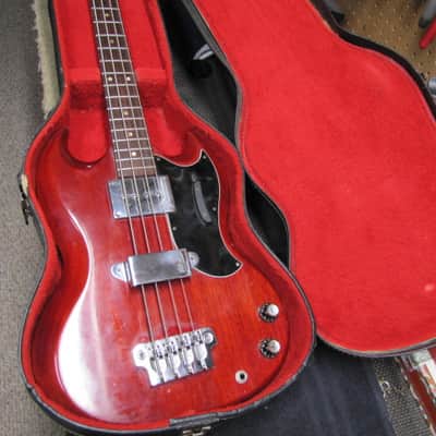 Gibson EB0 1965 - Cherry - 100% Orig - Read for full Details image 8