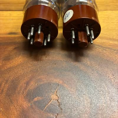 Matched Pair SED Winged C Pair 6L6GC Svetlana Test NOS image 4
