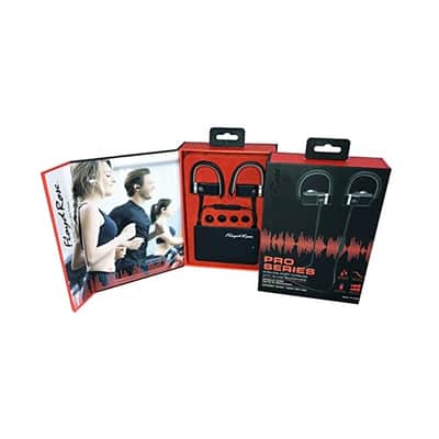 Floyd Rose Wireless Sport Earbuds With Line-In Microphone, Black FR-360BK image 2
