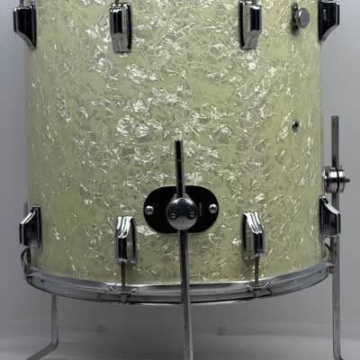 Rogers 20/12/14/16/5x14" Cleveland-Era Holiday Drum Set - White Marine Pearl image 24