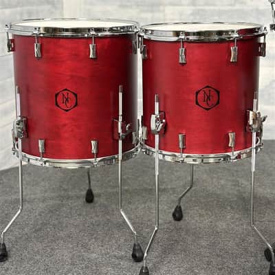 Noble & Cooley CD Maple 5pc Drum Set Cherry Stain image 3