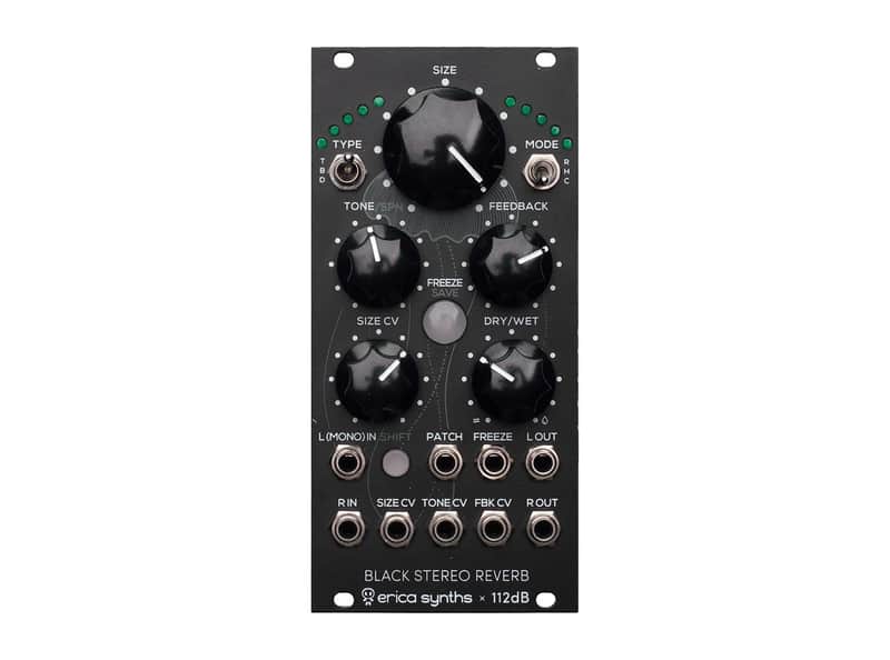 Erica Synths Black Stereo Reverb Effects Processor image 1